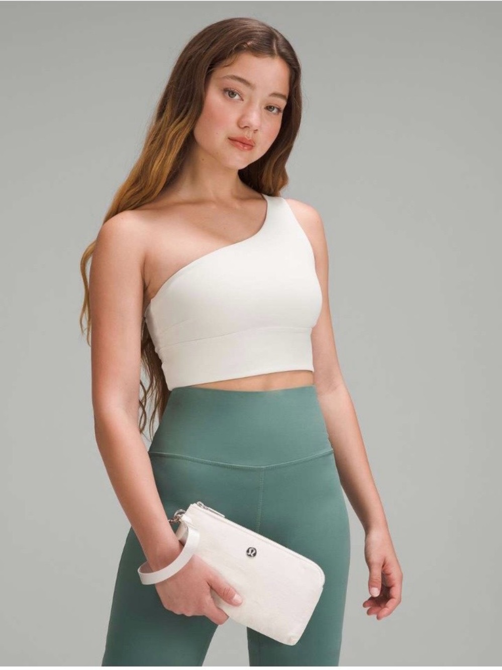 Lululemon Curved Wristlet in
White Opal
